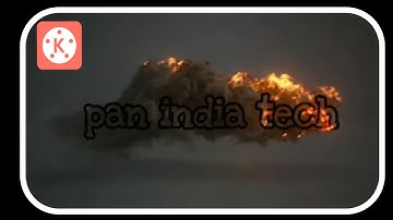 Kinemaster se intro kaise banaye || Smoke fire Intro kaise banaye Mobile se ||