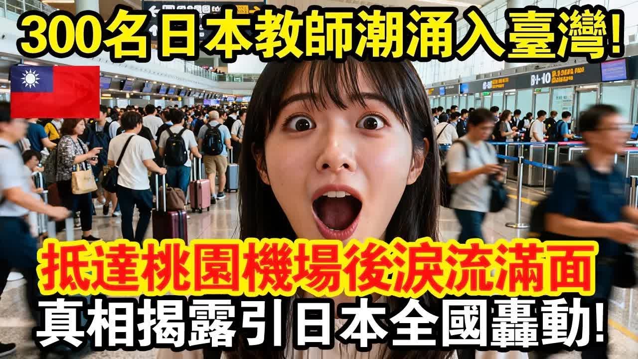 「不想去臺灣！」夢想著去歐洲先進國家的300名日本教師，為何來臺一周後，抱著行李箱哭著不想走？！讓自詡教育強國的日本徹底震驚？
