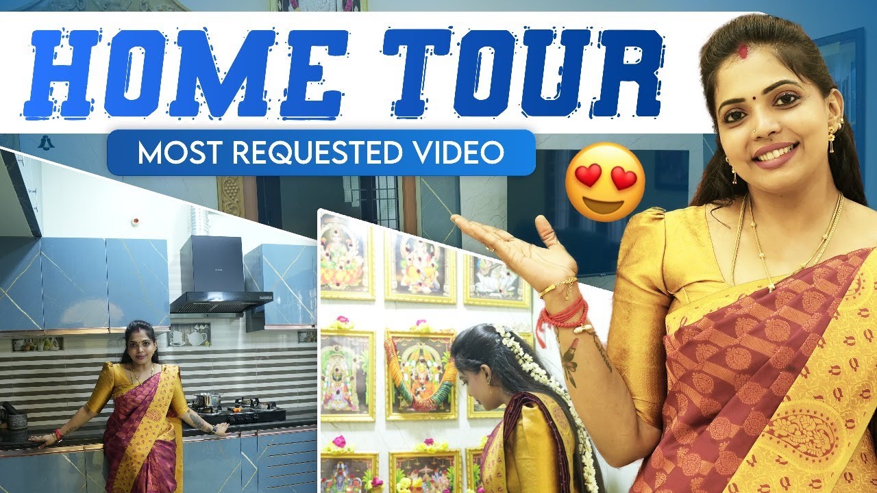 நம்ம புது வீட்டு Home Tour ❤️அழகா Set ஆகிடுச்சு🎉 | Kannan❤️Bhagavathy