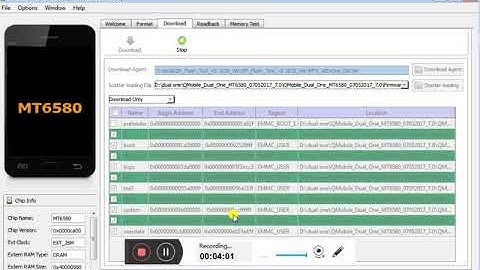 q mobile dual one flash done with sp tool