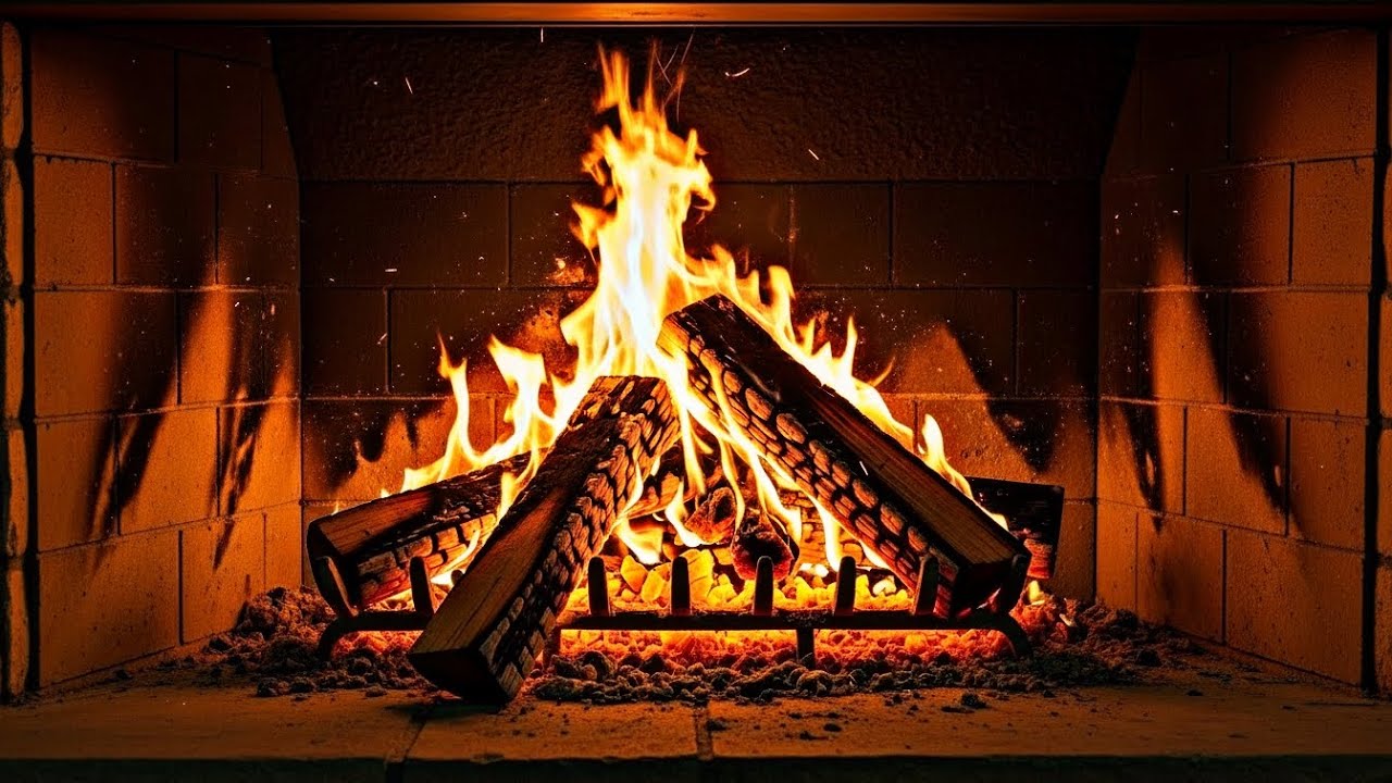🔥 Расслабляющие звуки потрескивающего камина | Спокойствие & Мир & Расслабление