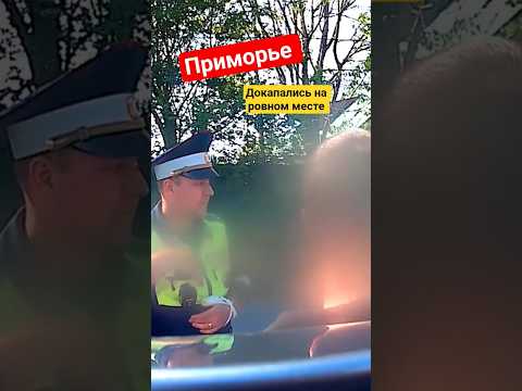 ПРИМОРЬЕ ДПС ПРИСТАЛИ К ВОДИЛЕ И БЫЛИ ОТШИТЫ дпсбудни полиция 