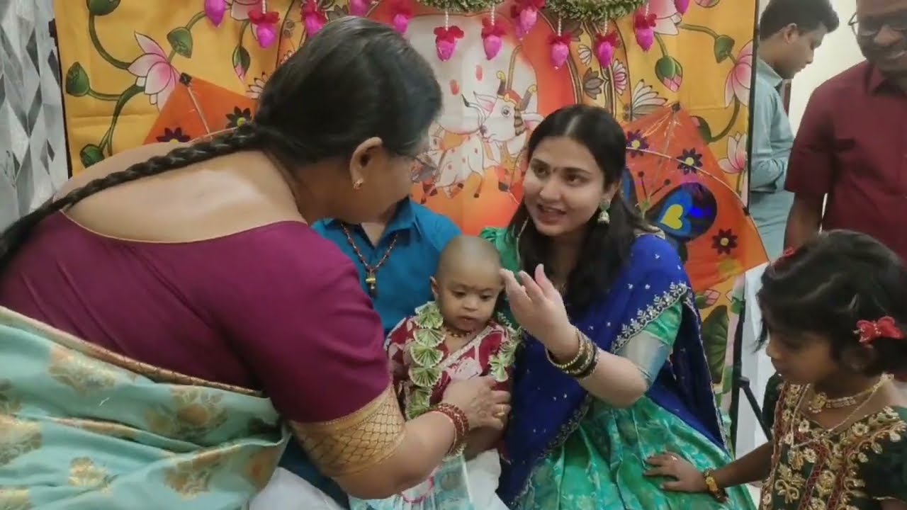 భోగి పండ్లు పోషాము మా పిల్లలకి 