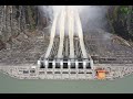 Gibe iii spillway opening of 4 gates october 2020