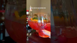 Jingle Juice Punch Bowl #recipe #recipeoftheday #cocktail #cocktailrecipe #christmasrecipe