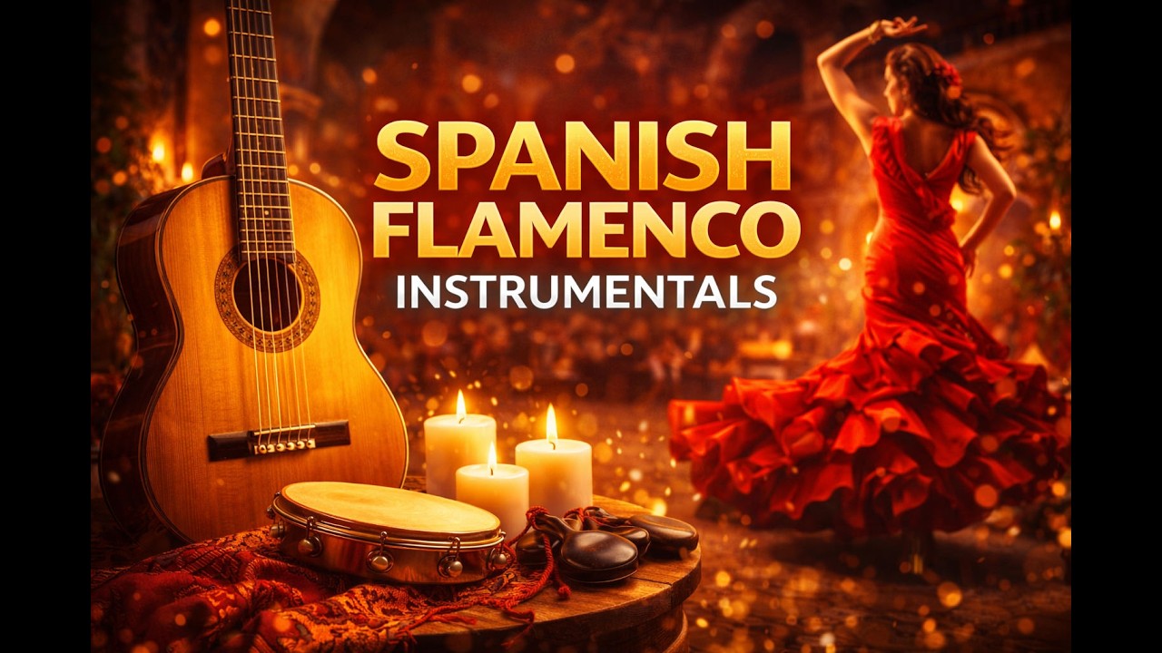 Spanish Flamenco Instrumentals, Passionate Guitar, Rhythmic Palmas, and Soulful Andalusian Vibes