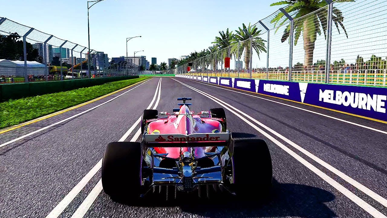 F1 2017 - (FERRARI) Australian Grand Prix Gameplay (PS4 Pro) @ 1080p  (60ᶠᵖˢ) HD ✓ - YouTube