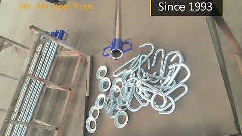 Scaffold Acrow Props Installation