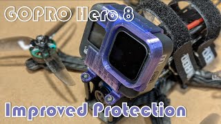 GoPro Hero 8 mount for the TBS Source One. Better but not perfect GoPro Hero 8 mount for the TBS Source One. Better but not perfect
