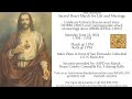 Sacred Heart March for Life and Marriage - June 22, 2024