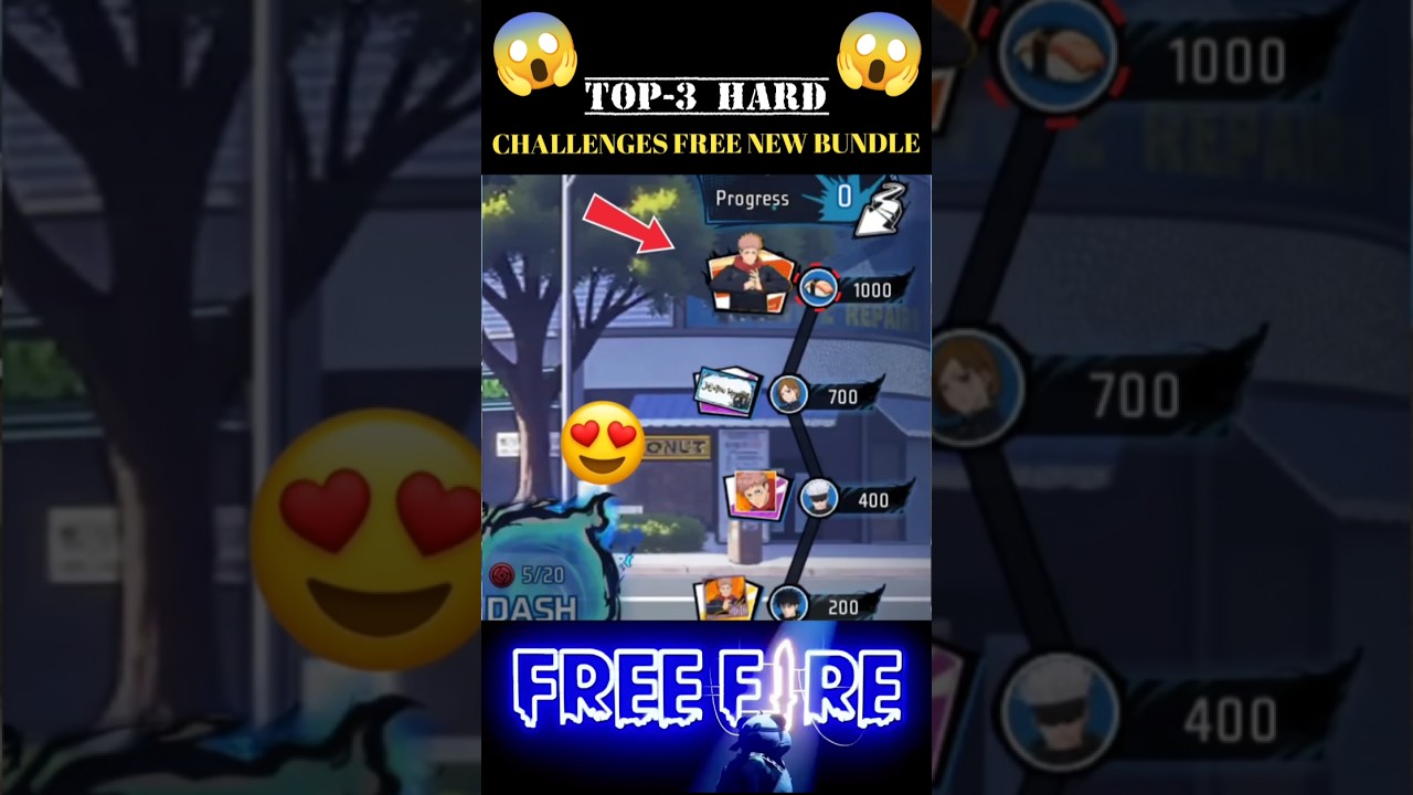 Top-3 Hard Challenges Free New Bundle😱 don't miss end please subscribe😳 