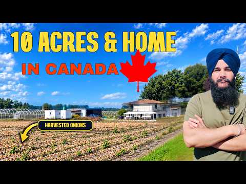 Video thumbnail: 10-Acre Holland Marsh Farm + 5-Bedroom Home for Sale in Bradford | $1,569,000