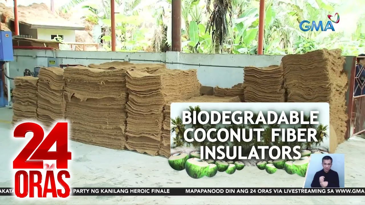 “Coconut fiber insulators,” eco-friendly alternative sa styro coolers | 24 Oras