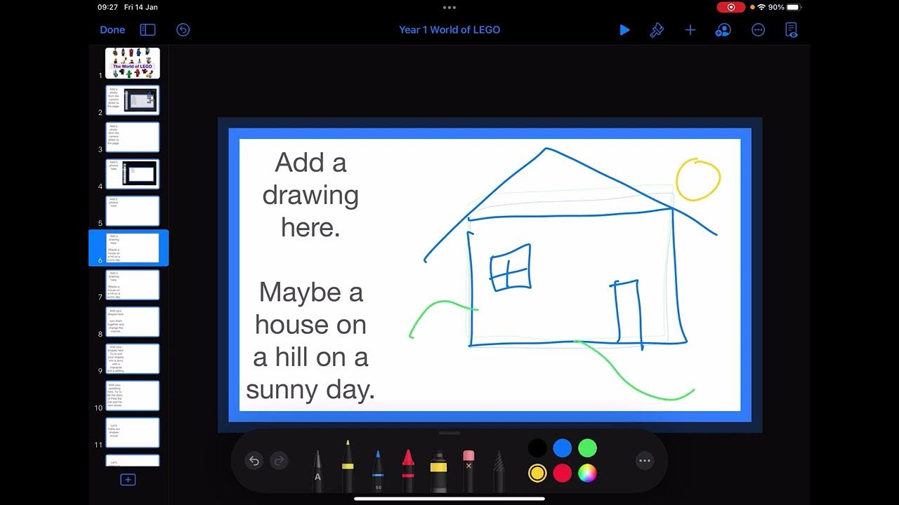 Adding a drawing in Keynote YouTube