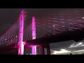 Mothers Day Light Show on the New Kosciuszko Bridge