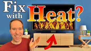 Я починил сломанный 47-дюймовый телевизор с помощью HEAT | Порты HDMI не работают на LG 47LE5400