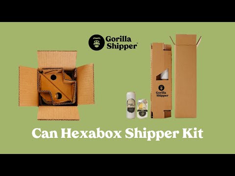 Can Hexabox Shipper Kits - Folding Instructions | Gorilla Shipper™ - video from Gorilla Shipper