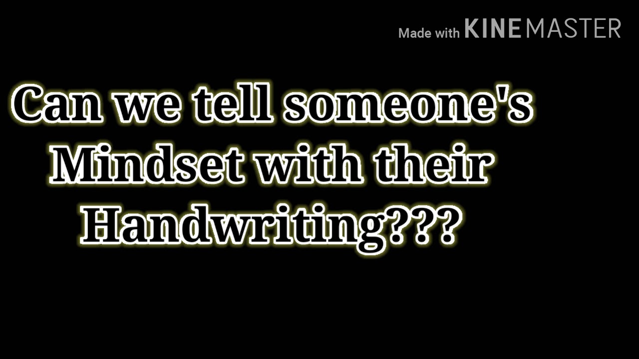 Handwriting analysis //Graphology //Uses of graphology