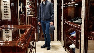 Фирменный total-look от Stefano Ricci: куртка, рубашка, джинсы, ремень, сникеры, кепка, review - Видео от Лакшери