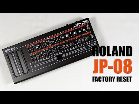 Roland JP-08 factory reset