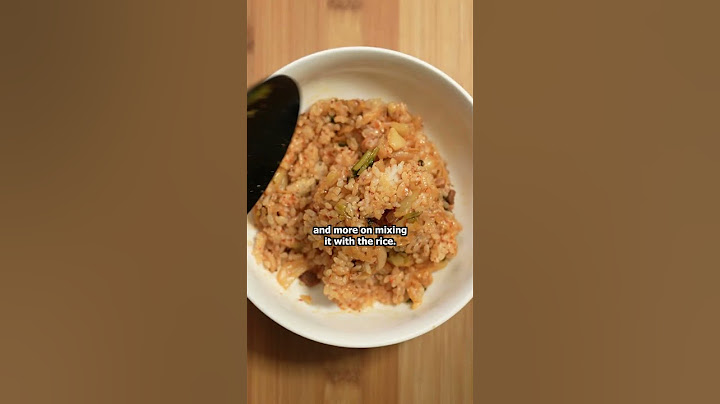 Kimchi Fried Rice