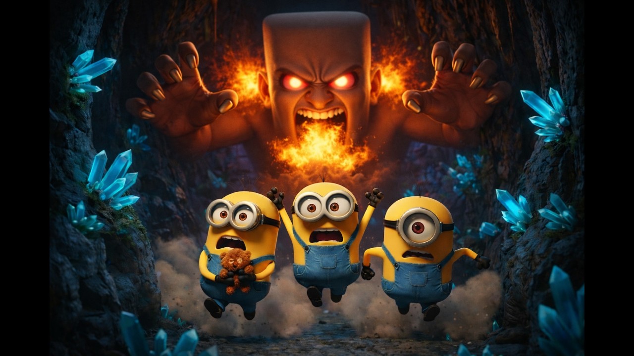 TUNG TUNG TUNG SAHUR vs Tiny MINION 😱 A terrifying, Mutated battle! | Funny Minions Cartoon