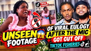 UNSEEN footage of viral eulogy after the mic got cut off 