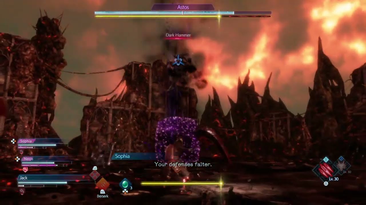 SOP Final Fantasy Origin A fun Battle with Astos