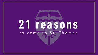 21 Reasons to Come to St. Thomas