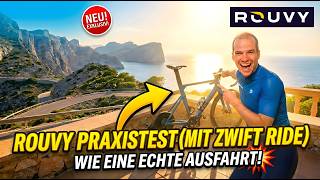 ROUVY practical test: like a real ride! 👉🚲 (ROUVY test & experiences with Zwift Ride)