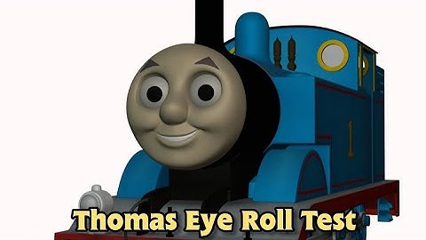 Blender CGI Thomas Eye Roll Test