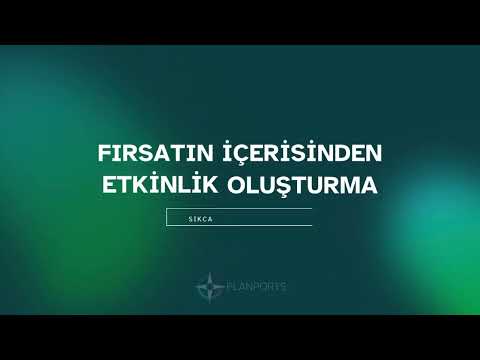 Fırsatın İçerisinden Etkinlik Oluşturma - Planports CRM eğitim