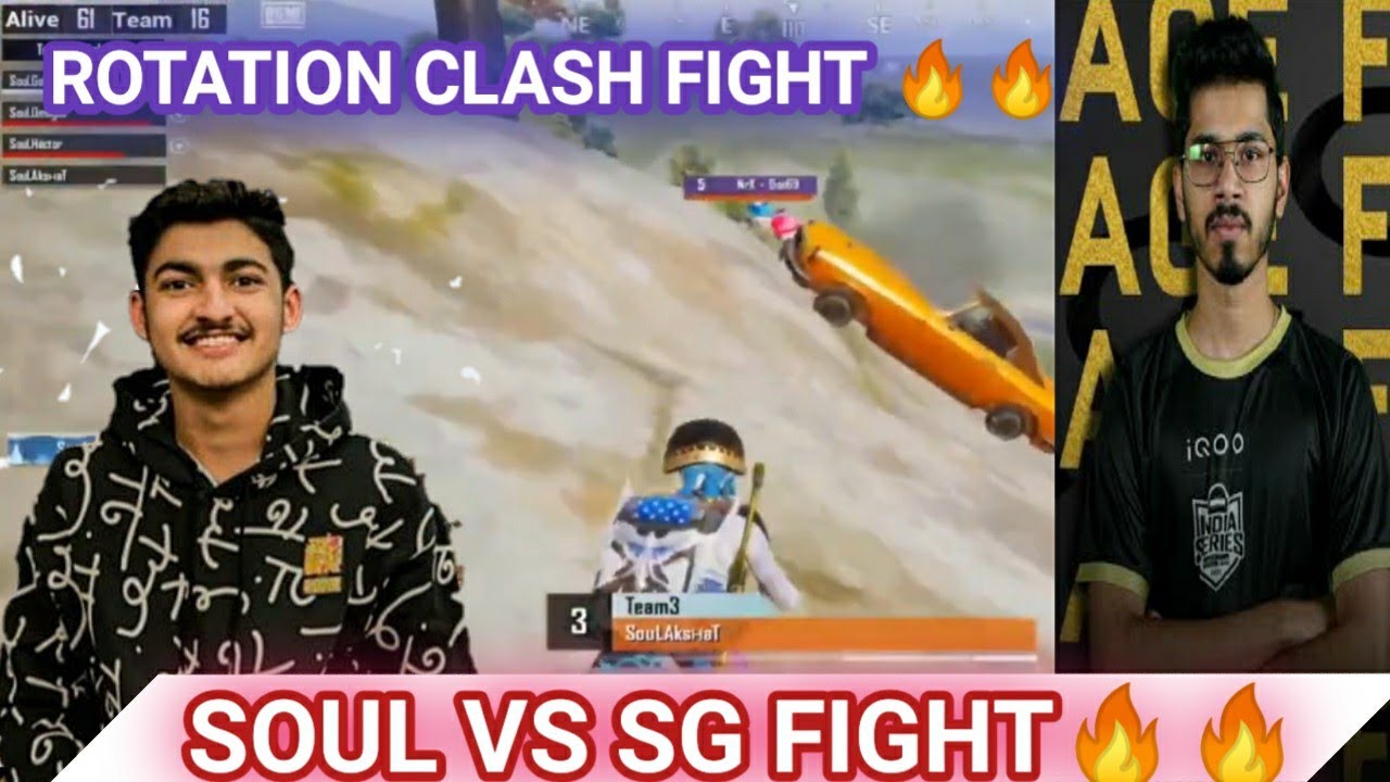 🔥Soul Vs Sg Rotation Clash In Match | Soul vs SG 4v4 Fight 🔥| @Ruthless Hype Esports