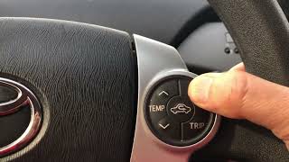 Toyota Prius How To Set Your Display To Show Mpg After Changing A Battery.