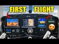 First flight in our bonanza with new avionics full glass panel upgrade part 2