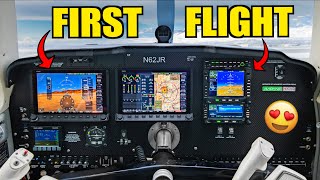 First Flight In Our Bonanza With New Avionics! (Full Glass Panel Upgrade Part 2) by JR Aviation 77,019 views 1 year ago 20 minutes