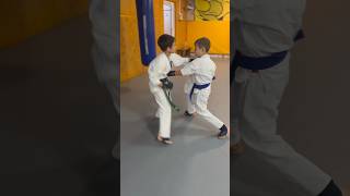 Fighting spirit & hard work ??kid’s training. karate karate shortsvideo kyokushinkarate