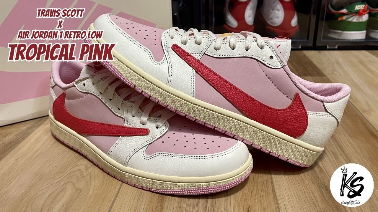 TravisScott×NikeAirJordan1TropicalPink29 Travis Scott x Air Jordan 1 Low 