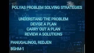 ✨POLYAS PROBLEM SOLVING STRATEGIES ✨