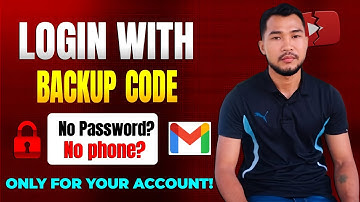 কিভাবে Gmail Login / Recovery শুধুমাত্র Backup Code দিয়ে (নতুন পদ্ধতি) SHIKHE RAKUN