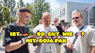 KANN 🇩🇪 MIT DOJA 🇺🇸 MITHALTEN? Talk mit Doja persönlich auf Mary Jane Berlin