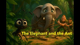 The Elephant and the Ant – A Tale of Teamwork & Courage 🐘🐜 | Animated Moral Story for Kids
