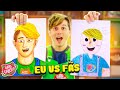 EU vs FÃS | REFAZENDO ARTES DOS INSCRITOS !!!