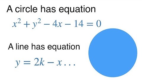 Coordinate Geometry - Circles question - A-level Pure Maths