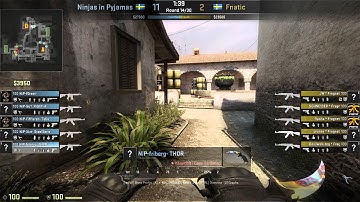 CS:GO fnatic V NiP BO3 Grand Final Map#2 DreamHack Winter 2013