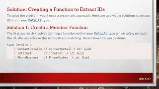 Dealing with Discriminated Unions in F# : How to Extract IDs from a Model
