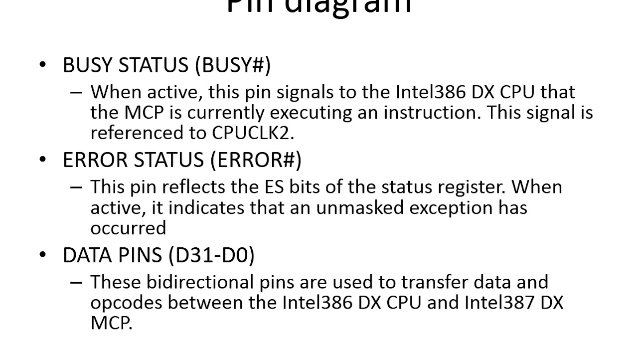 80387 NDP features and architecture