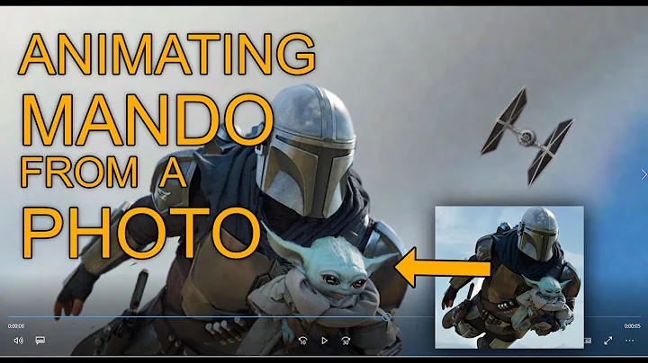 THE MANDALORIAN SCENE  Animating a Photo with 2 Su...