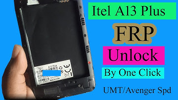 Itel A13 Plus FRP Bypass By One click UMT Pro/Avenger Spd A13+ FRP Google Account Remove