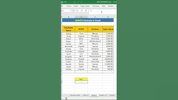 MINIFS Formula In Excel#excel #exceltips #shorts #exceltutorial #msexcel #msexcelfullcourse